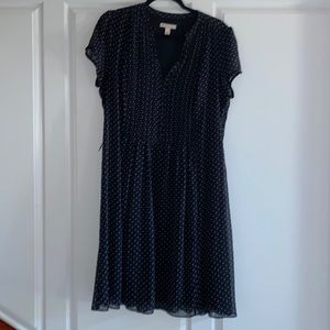 DB established 1962 black polka dot dress
